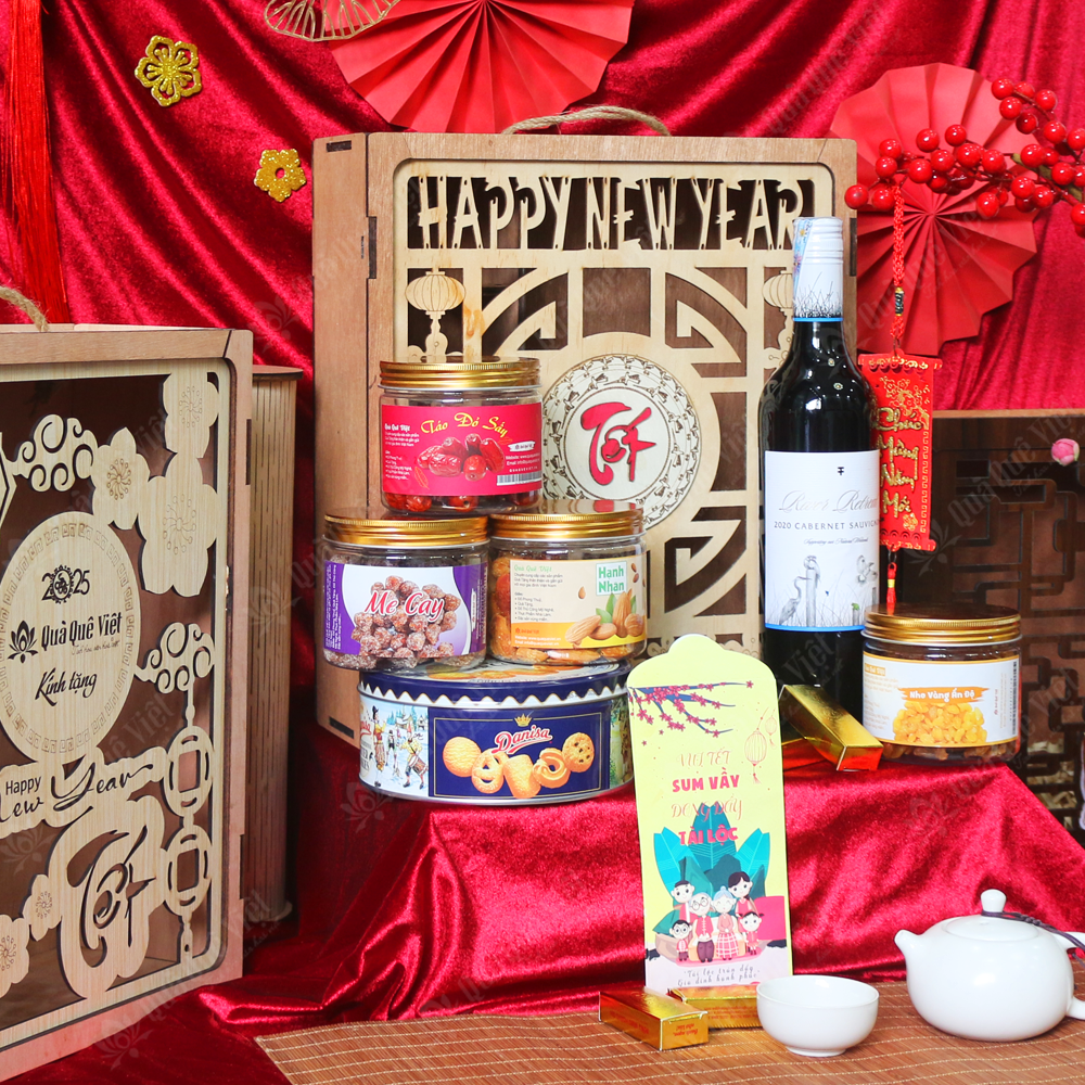 Hộp Quà Gỗ 6 Món - Q1670