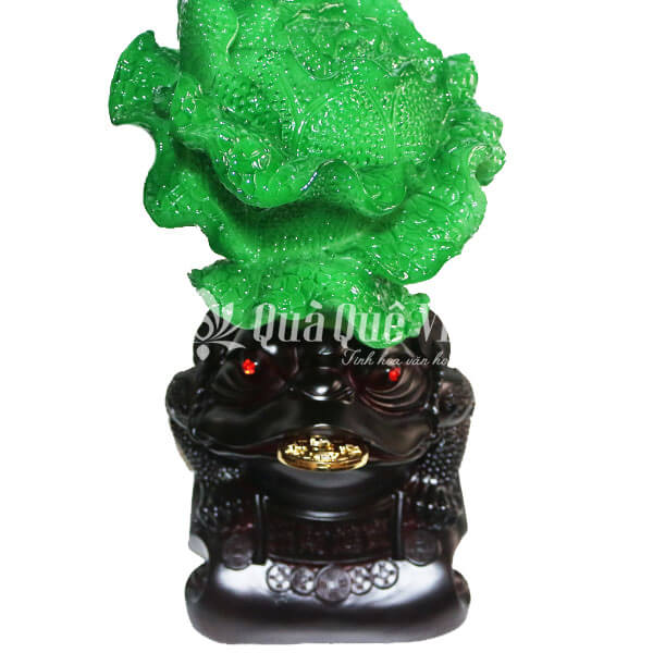 Thiềm Thừ Cõng Bắp Cải Phong Thủy, Cóc Ngậm Đồng Tiền Phong Thủy