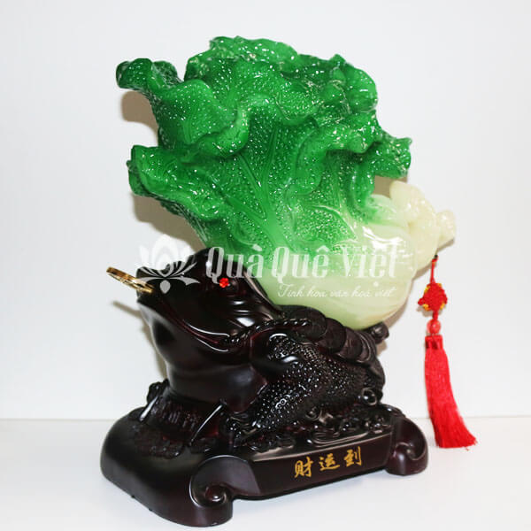 Thiềm Thừ Cõng Bắp Cải Phong Thủy, Cóc Ngậm Đồng Tiền Phong Thủy