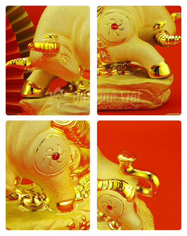 Trâu Vàng Ngọc Phong Thủy, Vật Phẩm Phong Thủy 2021