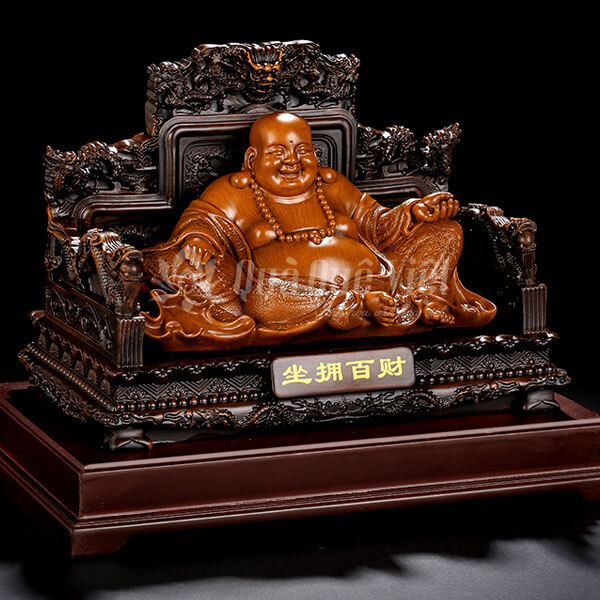 Tượng Phật Di Lặc Phong Thuỷ Bằng Gỗ