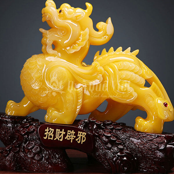 Tỳ Hưu Vàng  Linh Vật Phong Thủy Giữ Tài Lộc Cho Gia Chủ