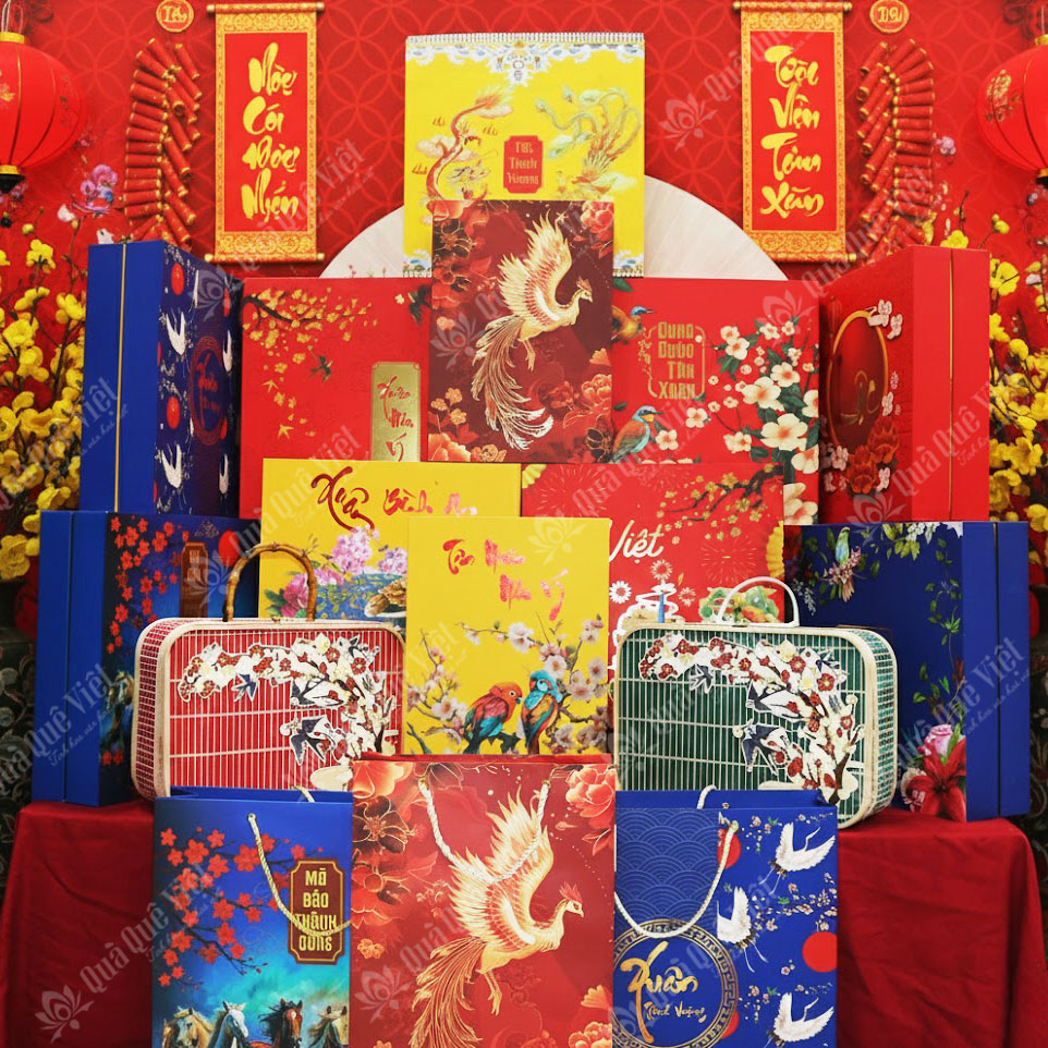 Xưởng Sản Xuất Vỏ Hộp Quà Tết 2026, Cung Cấp Sỉ Lẻ Vỏ Quà Tết Uy Tín Chất Lượng
