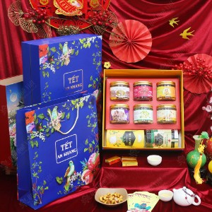 Hộp Quà Tết An Khang  8 Món Sức Khỏe và May Mắn