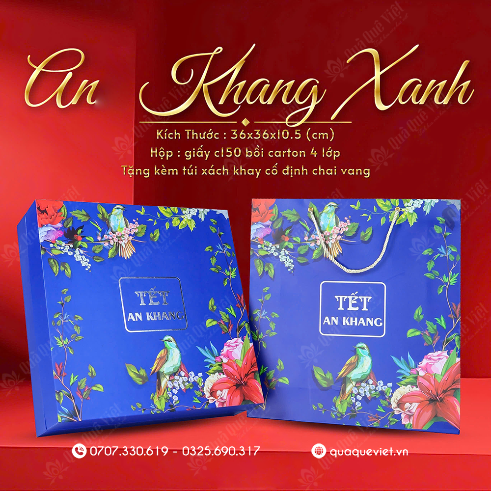 Vỏ hộp quà tết an khang
