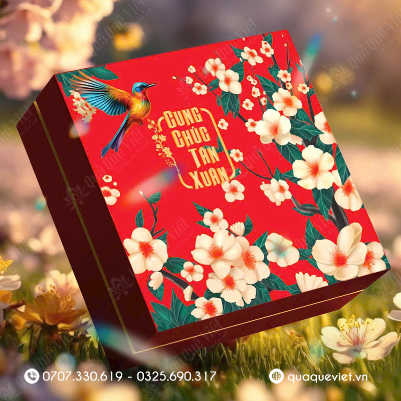 Vỏ hộp quà tết - cung chúc tân xuân 2026