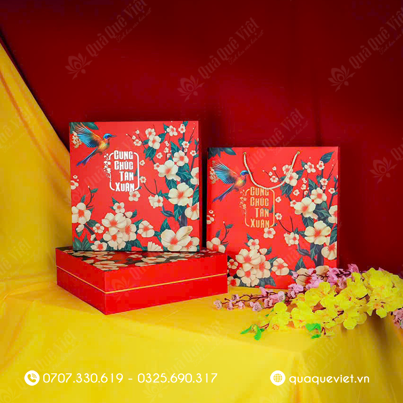 Vỏ hộp quà tết - cung chúc tân xuân 2026