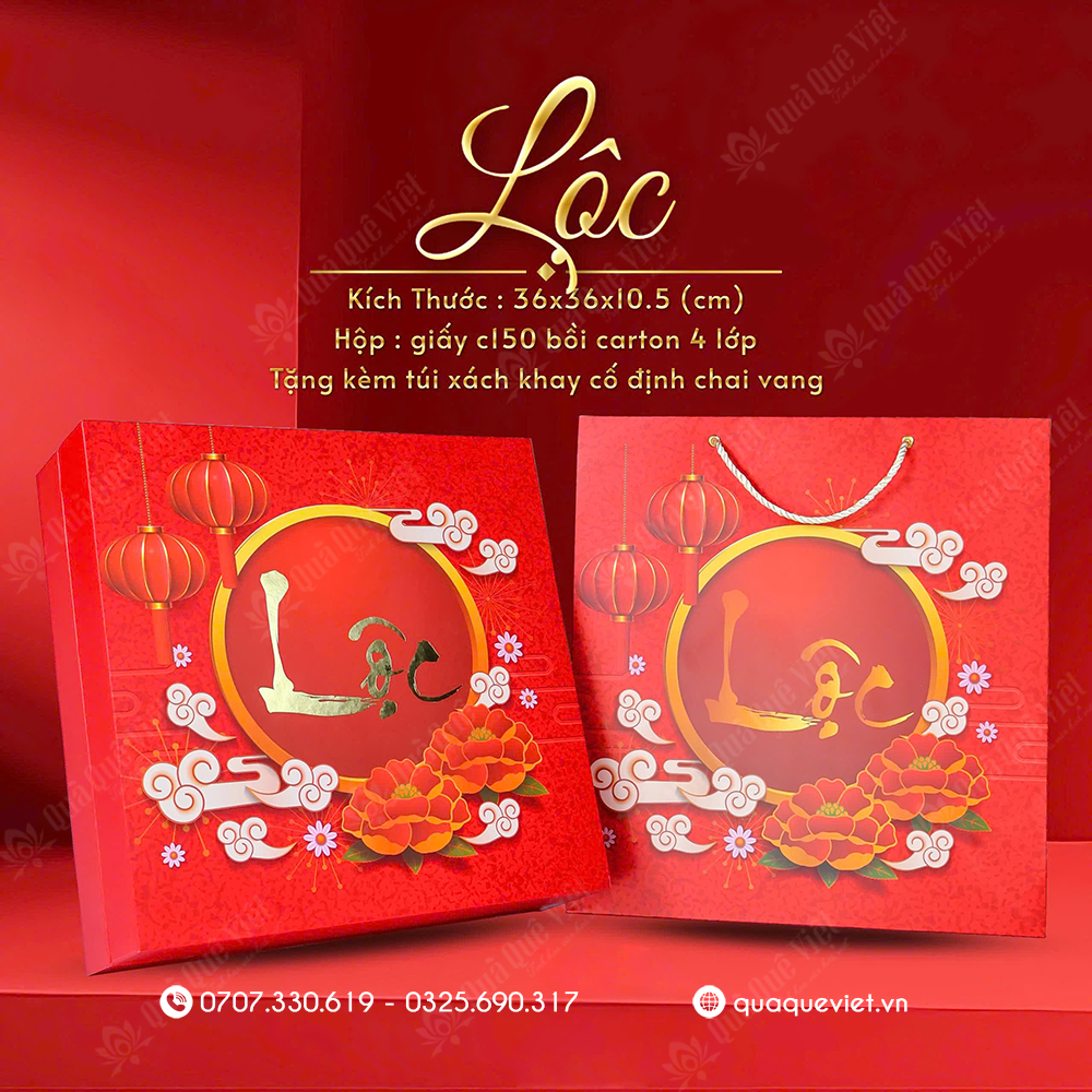 Hộp Đựng Quà Tết, Thiết Kế In Ấn Số Lượng Lớn