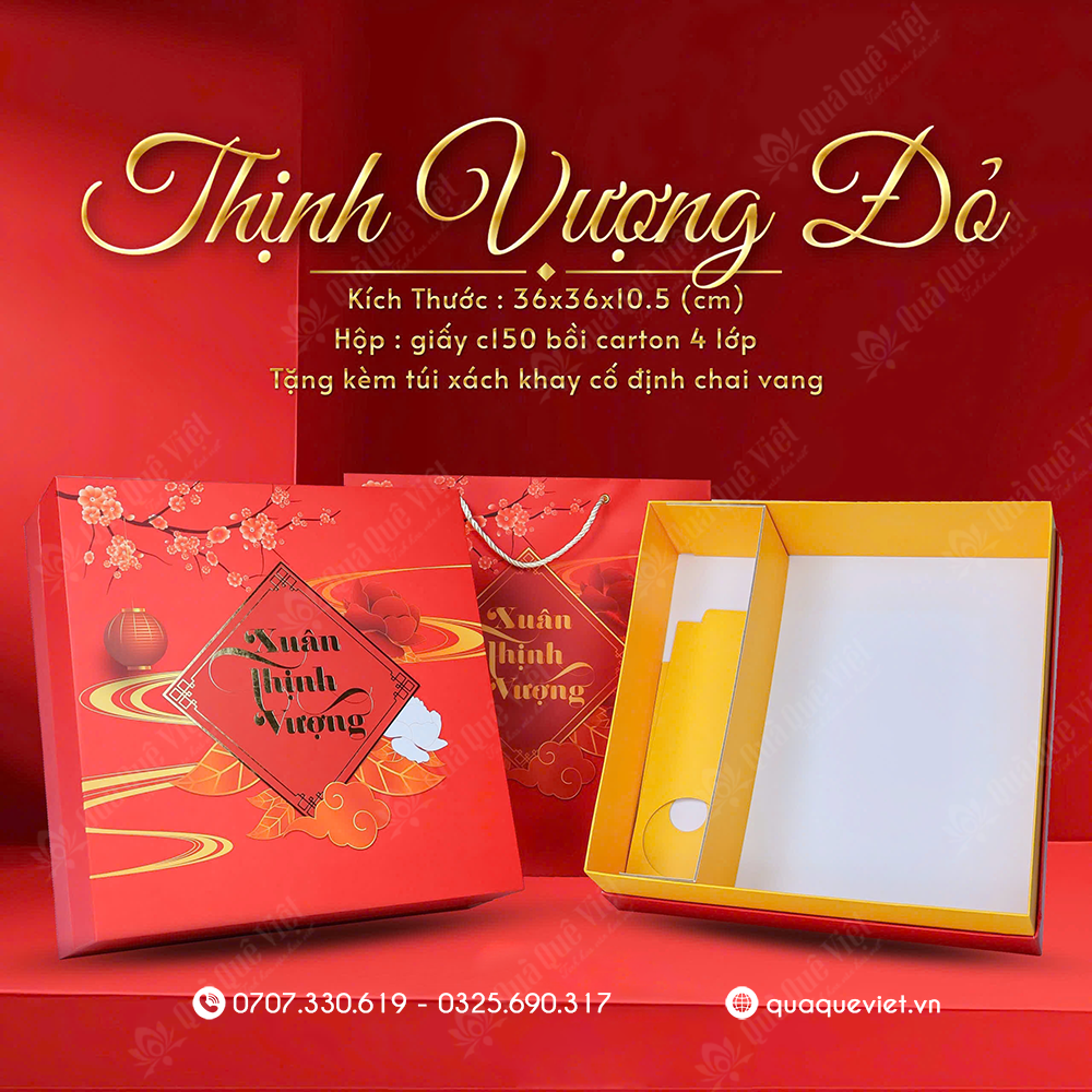 Xưởng Sản Xuất Vỏ Hộp Quà Tết 2026, Cung Cấp Sỉ Lẻ Vỏ Quà Tết Uy Tín Chất Lượng