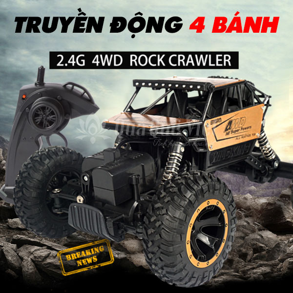 Xe Điều Khiển Từ Xa Địa Hình 2.4G/4WD ROCK CRAWLER